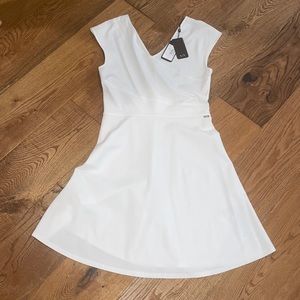 Armani Exchange white dress